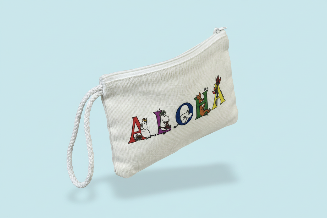 Moomin Shop Hawaii Cosmetic Bag