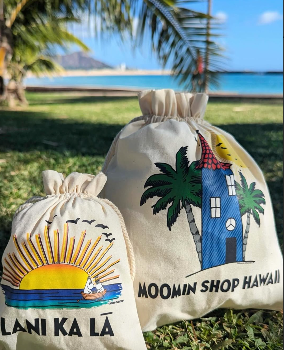 Moomin Shop Hawaii Small Drawstring Pouch