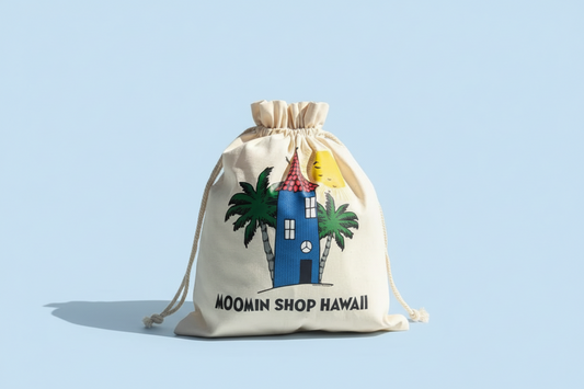 Moomin Shop Hawaii Medium Drawstring Pouch