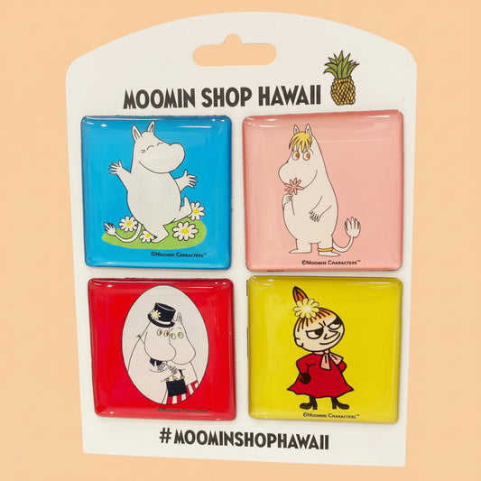 Moomin Shop Hawaii 4 Pack Magnet Set