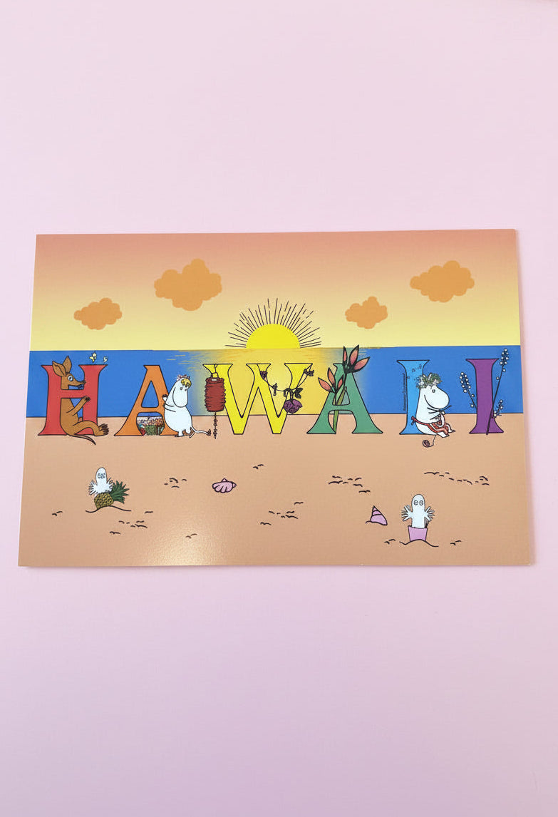 Moomin Shop Hawaii Postcards