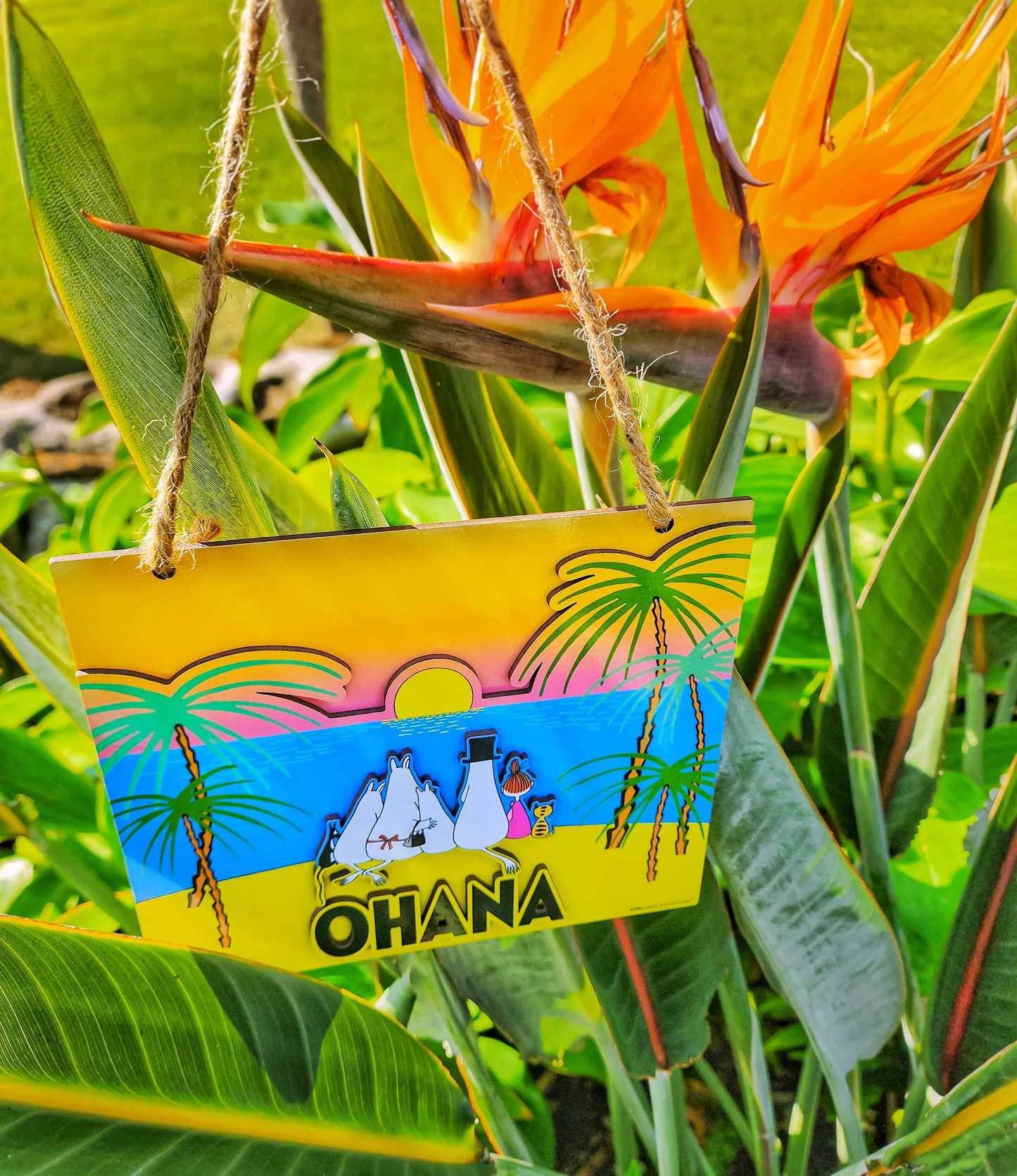 Moomin Shop Hawaii OHANA Wall Decor