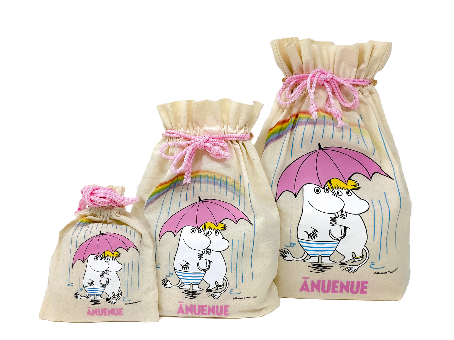 Moomin Shop Hawaii Small Drawstring Pouch