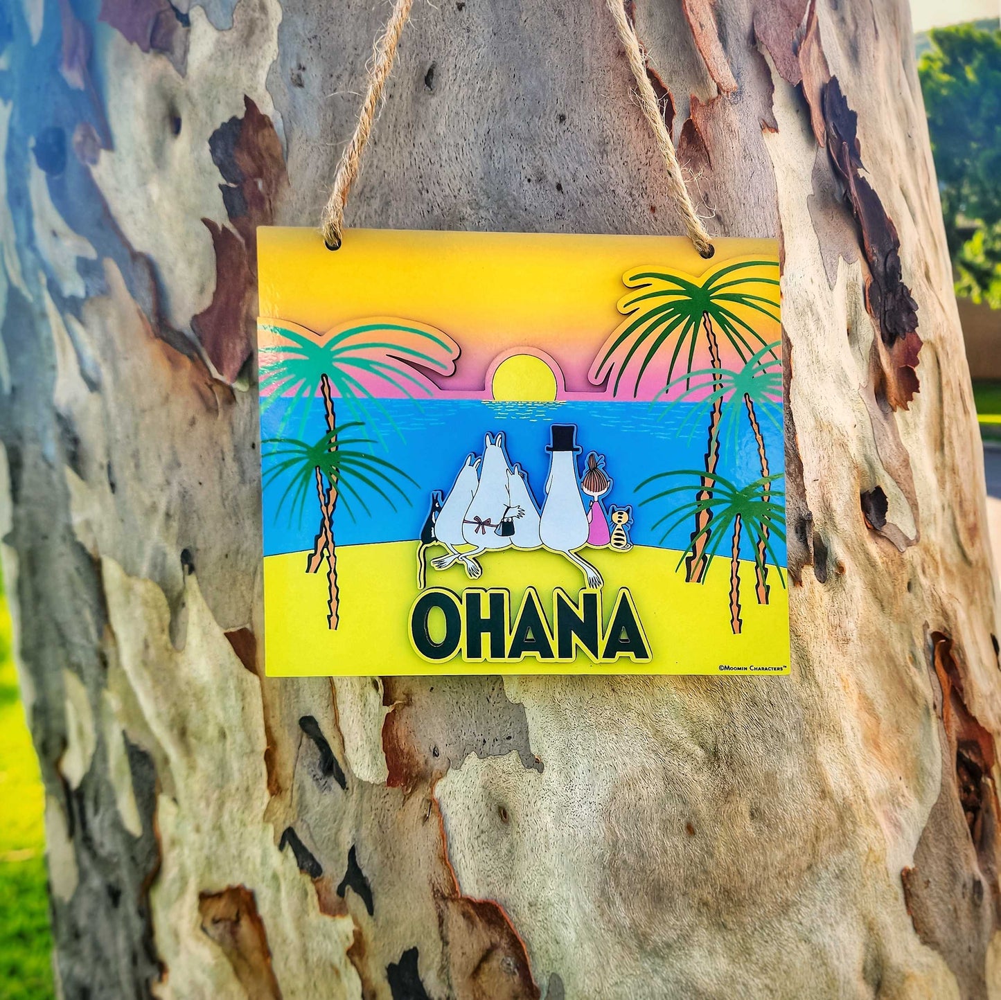 Moomin Shop Hawaii OHANA Wall Decor