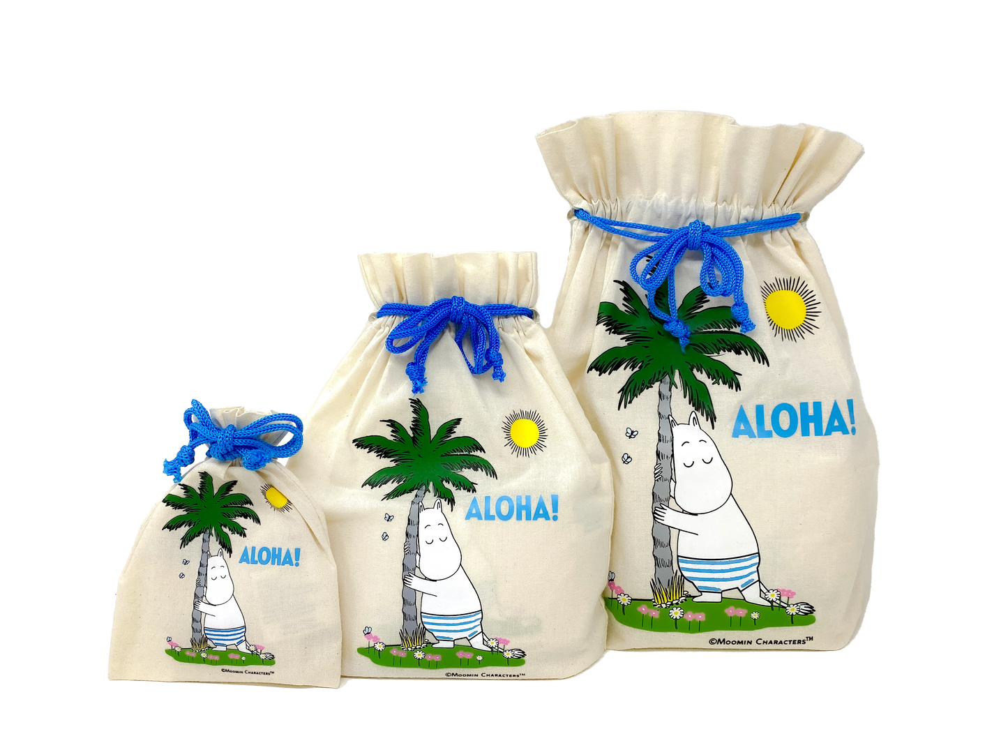 Moomin Shop Hawaii Small Drawstring Pouch