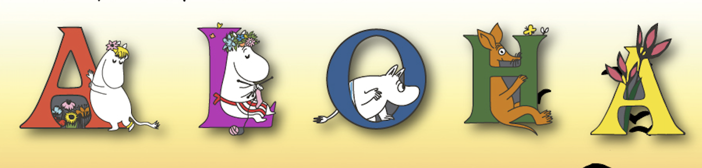 Moomin Shop Hawaii Enamel Pins