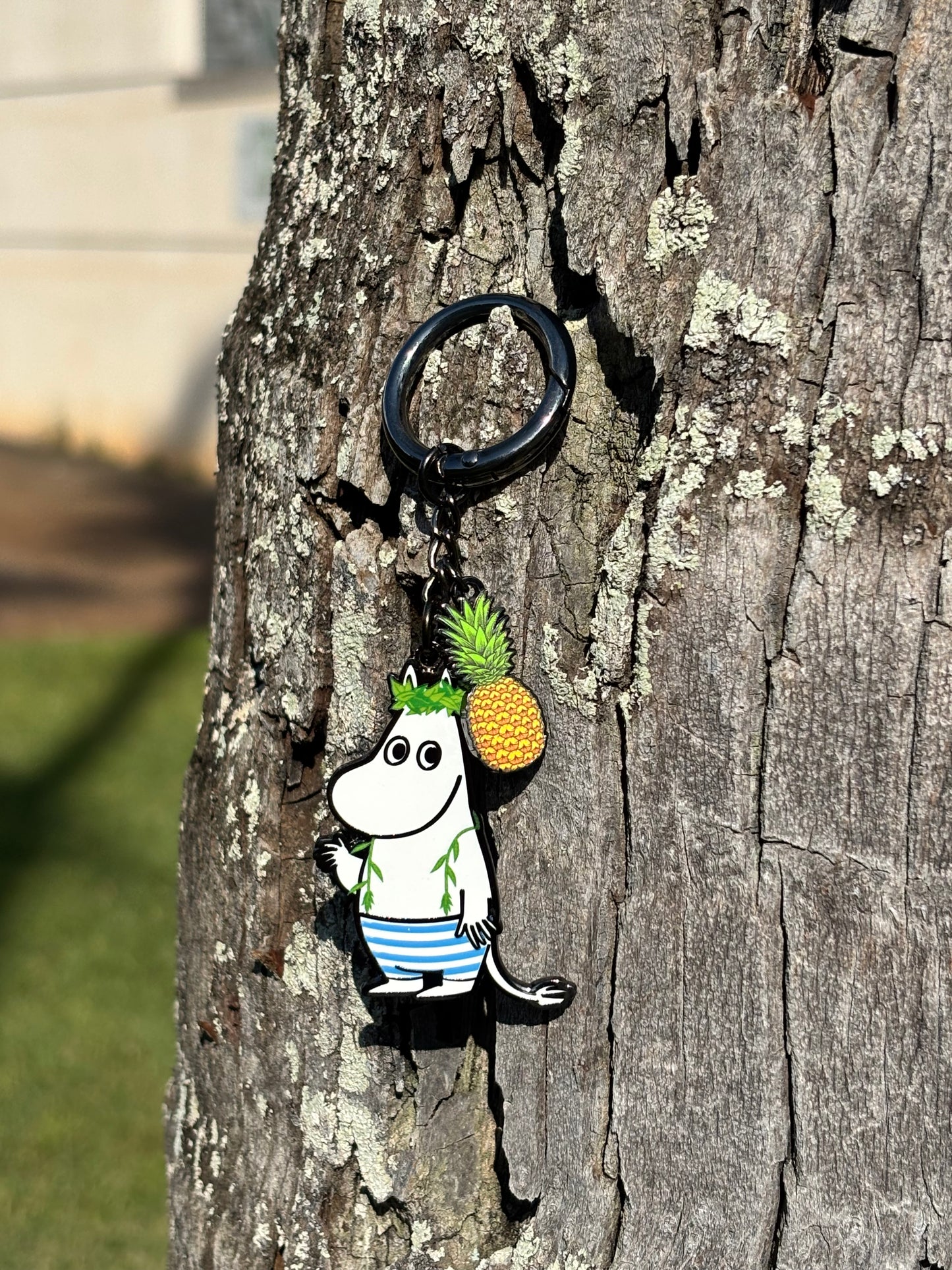 Moomin Shop Hawaii Waving Moomin Keychain