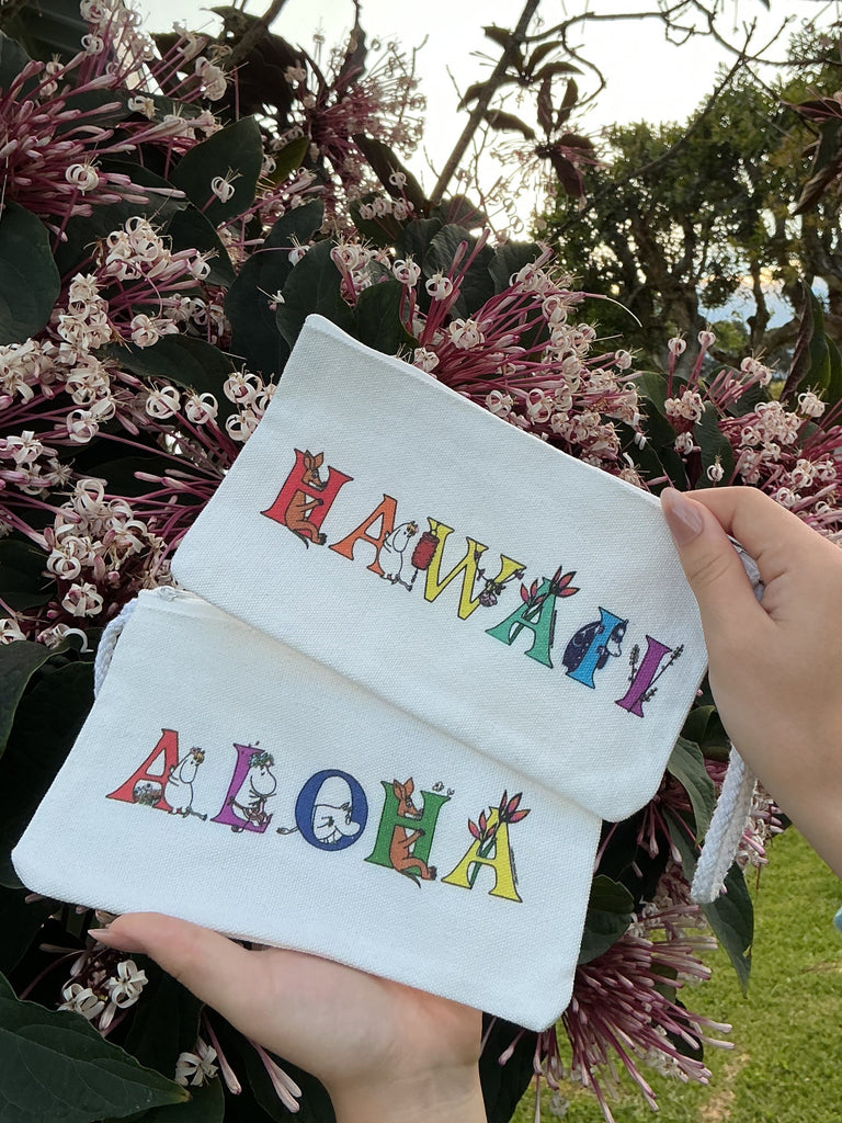 Moomin Shop Hawaii Cosmetic Bag