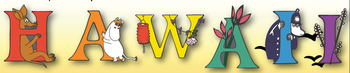 Moomin Shop Hawaii Enamel Pins