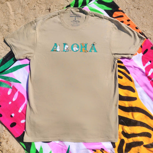 Moomin Shop Hawaii ALOHA Adult Shirt