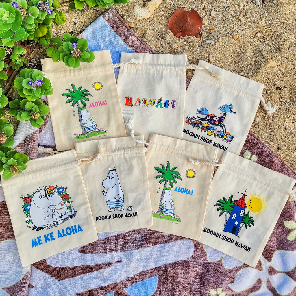 Moomin Shop Hawaii Small Drawstring Pouch