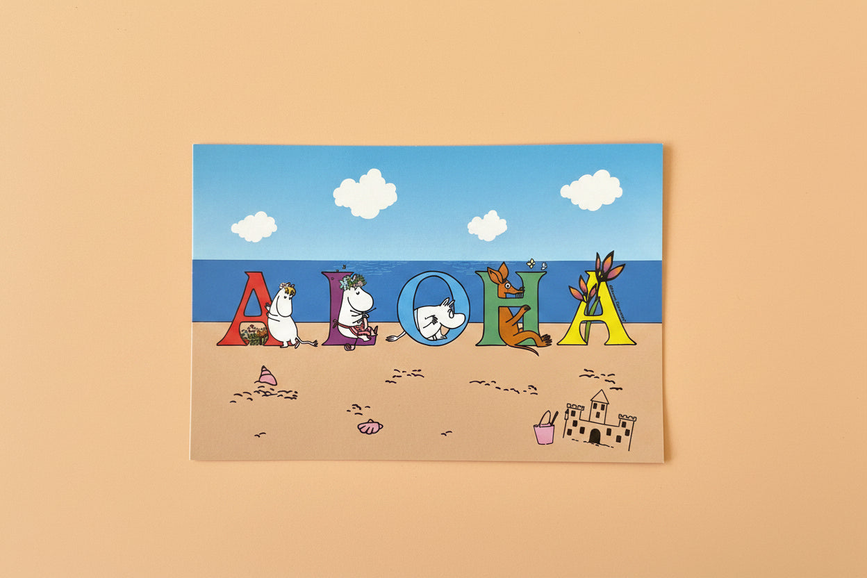 Moomin Shop Hawaii Postcards