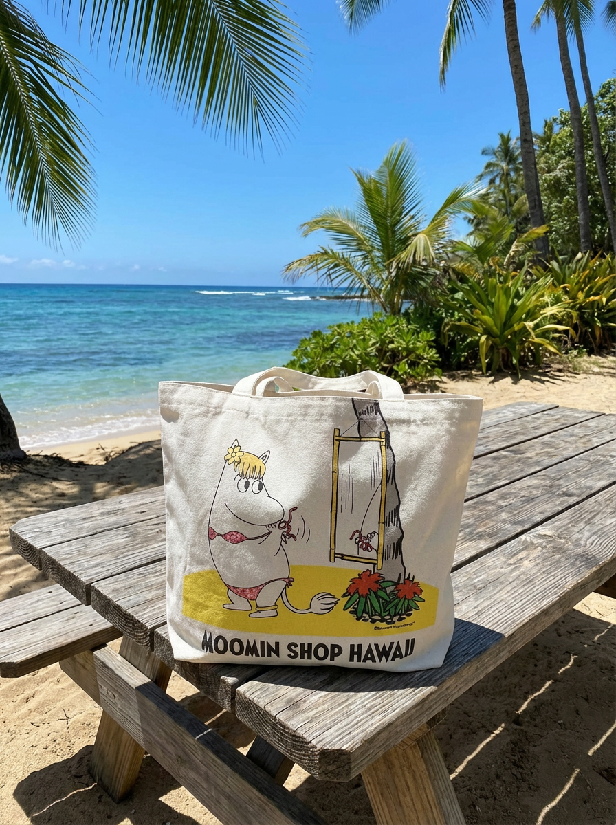 Moomin Shop Hawaii Canvas Tote Bags