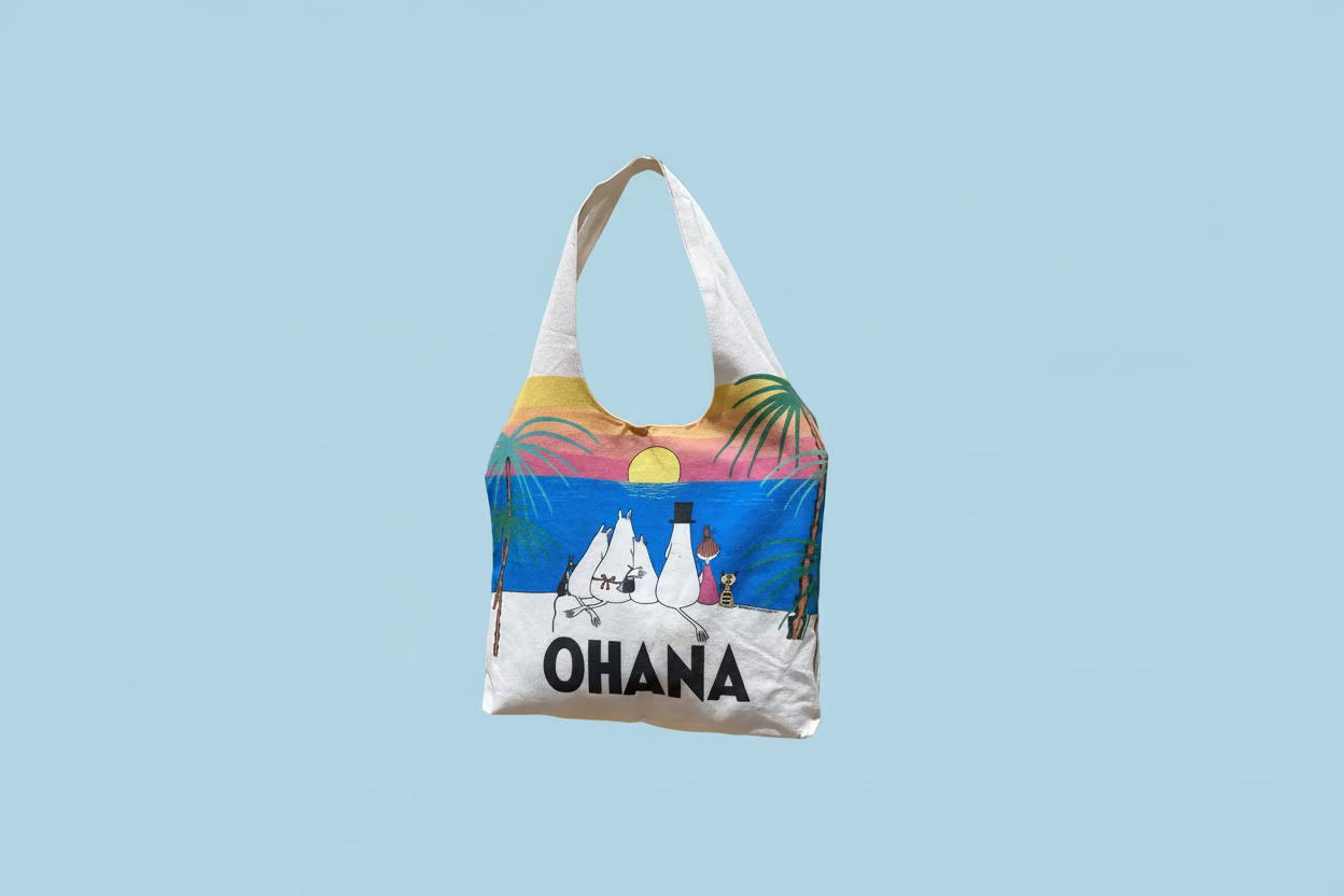 Moomin Shop Hawaii Canvas Tote Bags