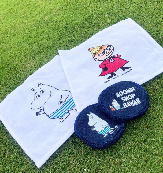 Moomin Shop Hawaii Face Towels