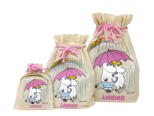 Moomin Shop Hawaii Large Drawstring Pouch