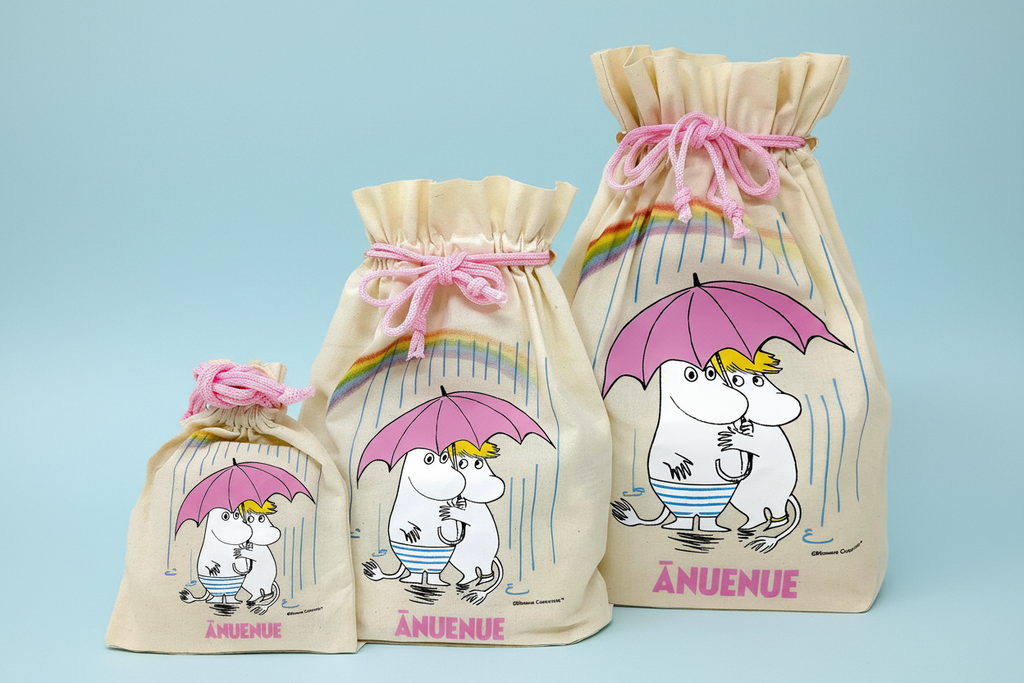 Moomin Shop Hawaii Large Drawstring Pouch