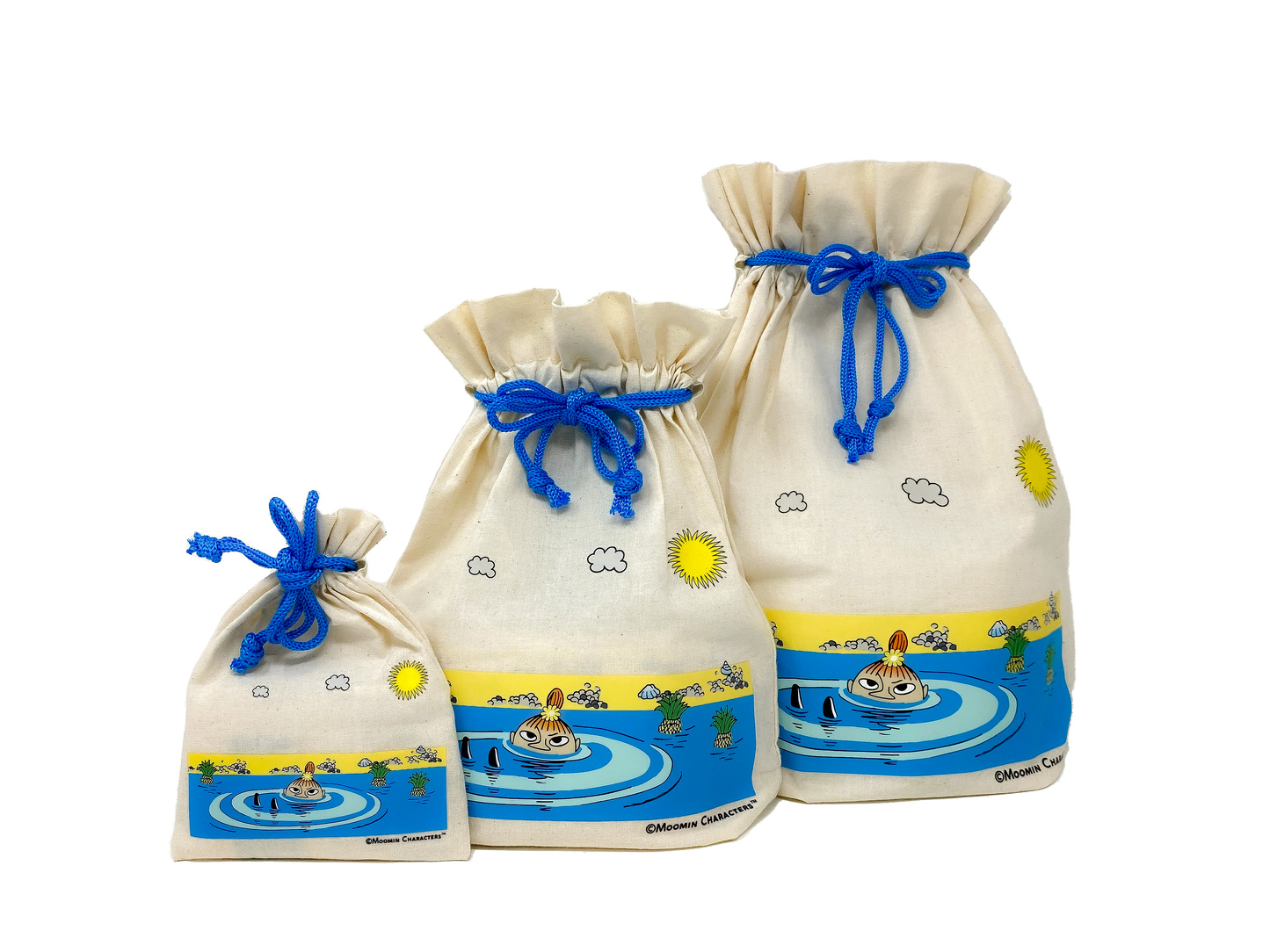 Moomin Shop Hawaii Medium Drawstring Pouch