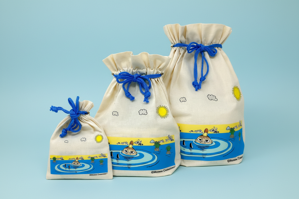 Moomin Shop Hawaii Medium Drawstring Pouch