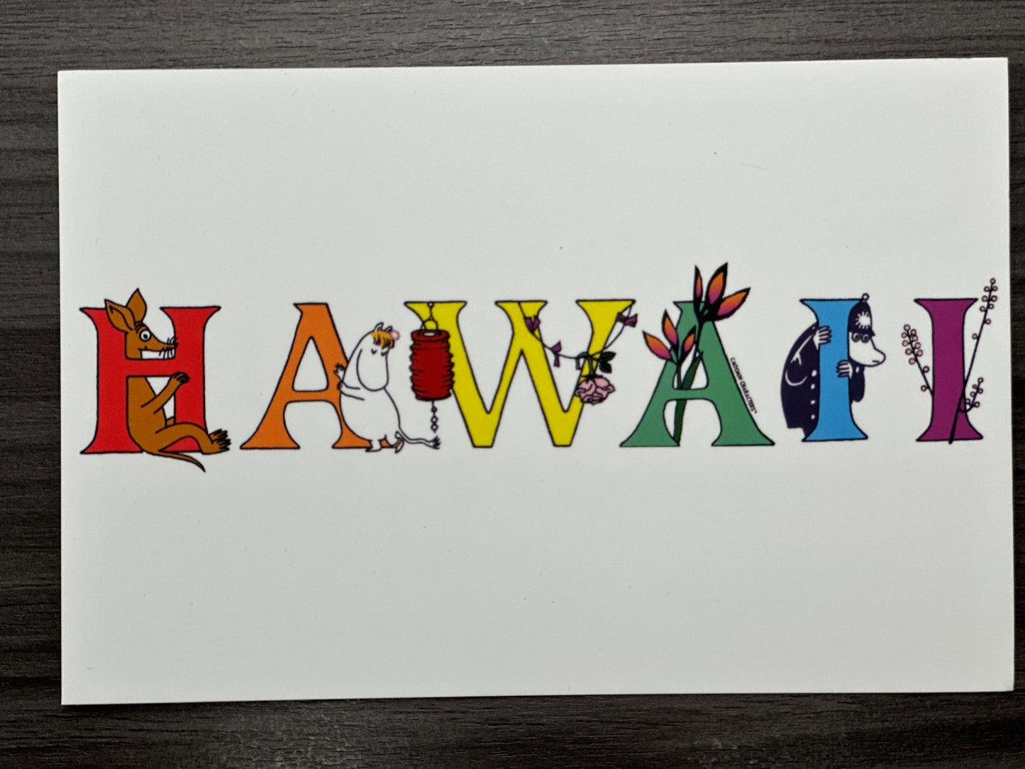 Moomin Shop Hawaii Postcards
