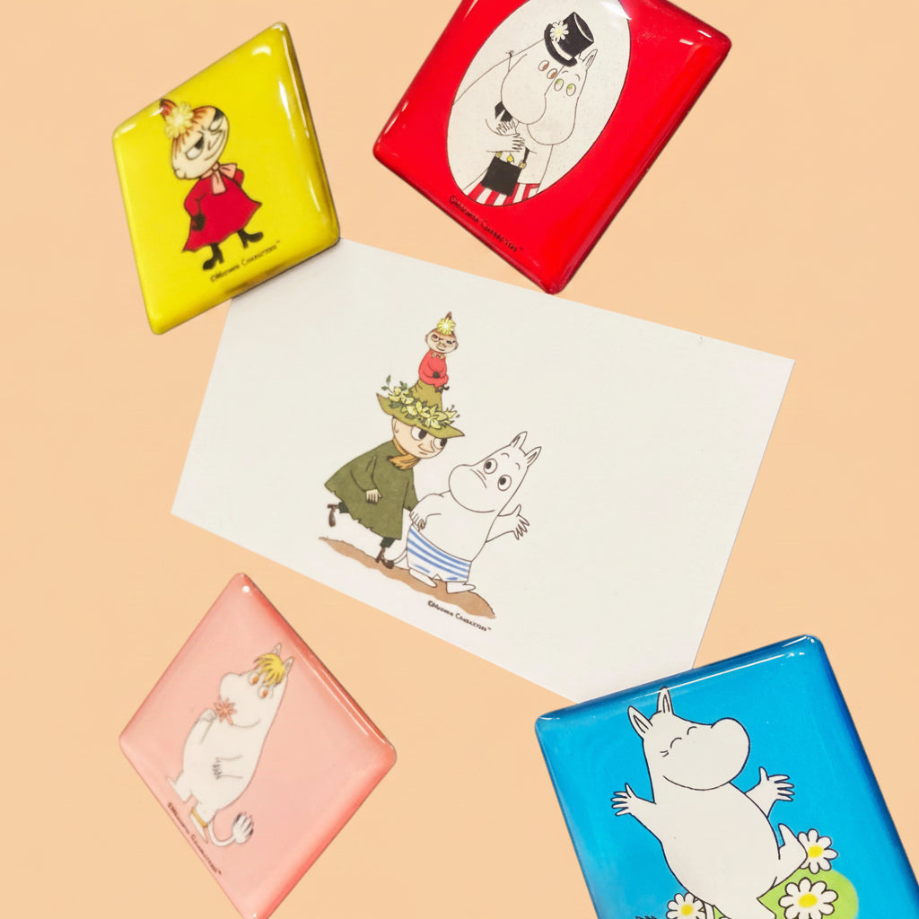 Moomin Shop Hawaii 4 Pack Magnet Set